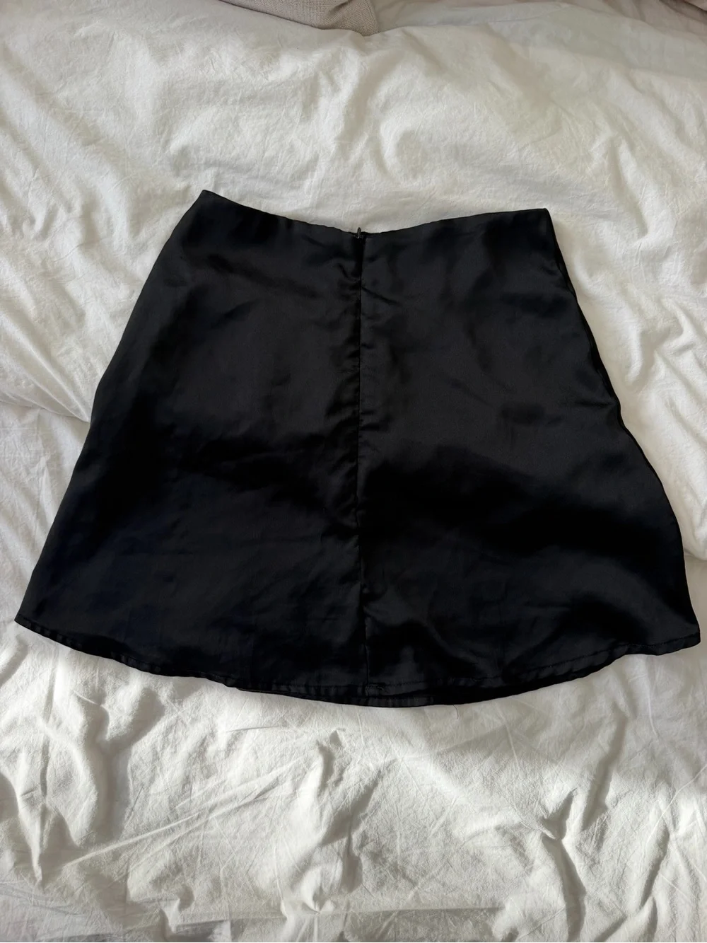 Black Women's A-Line Mini Skirt - Picture 2 of 2